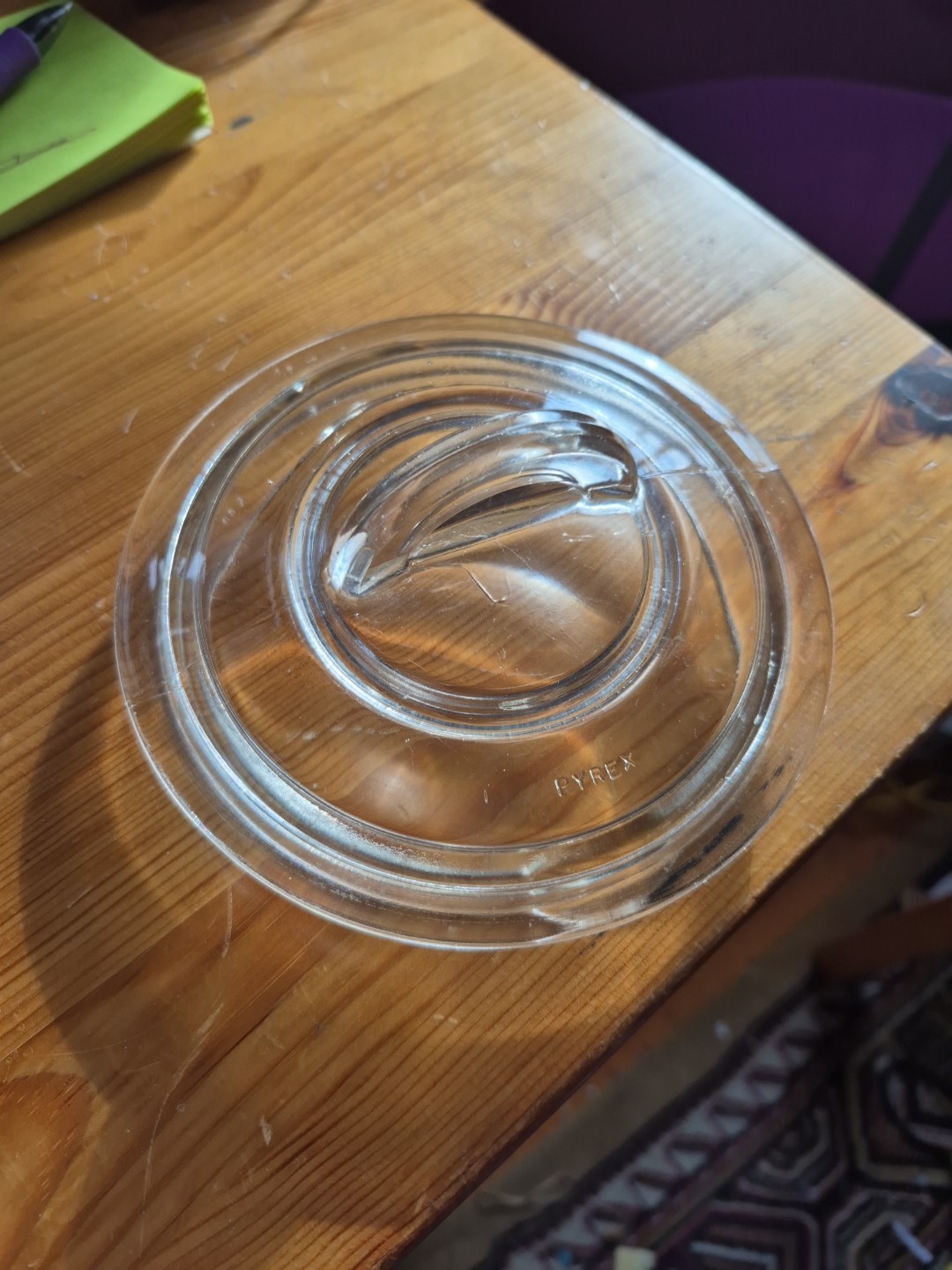 Vintage Pyrex Flameware Percolator Lid 7829-C Lid Only