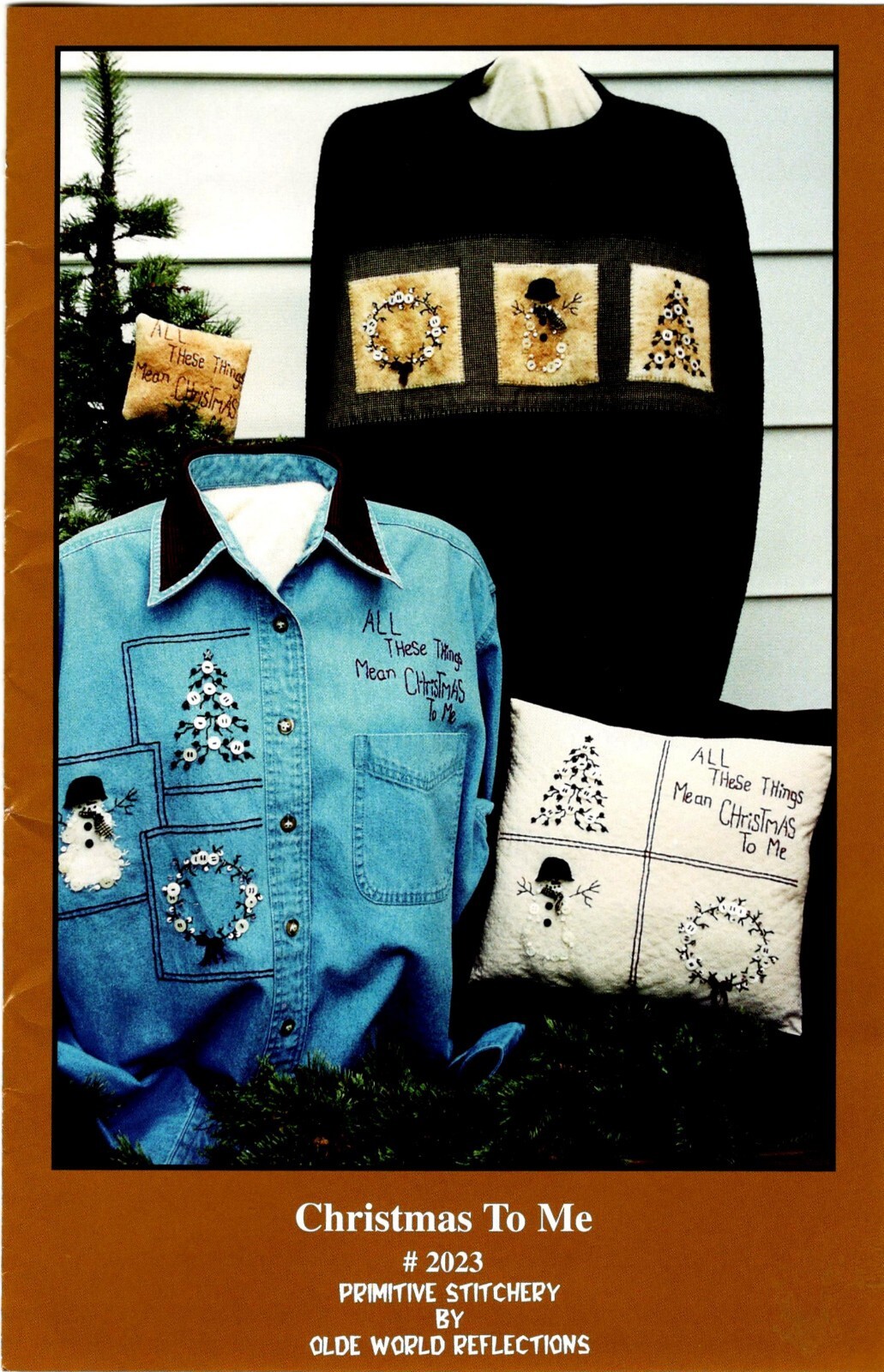 Christmas to Me Decorated Shirt Pattern & Beads by Olde World Reflections 2023