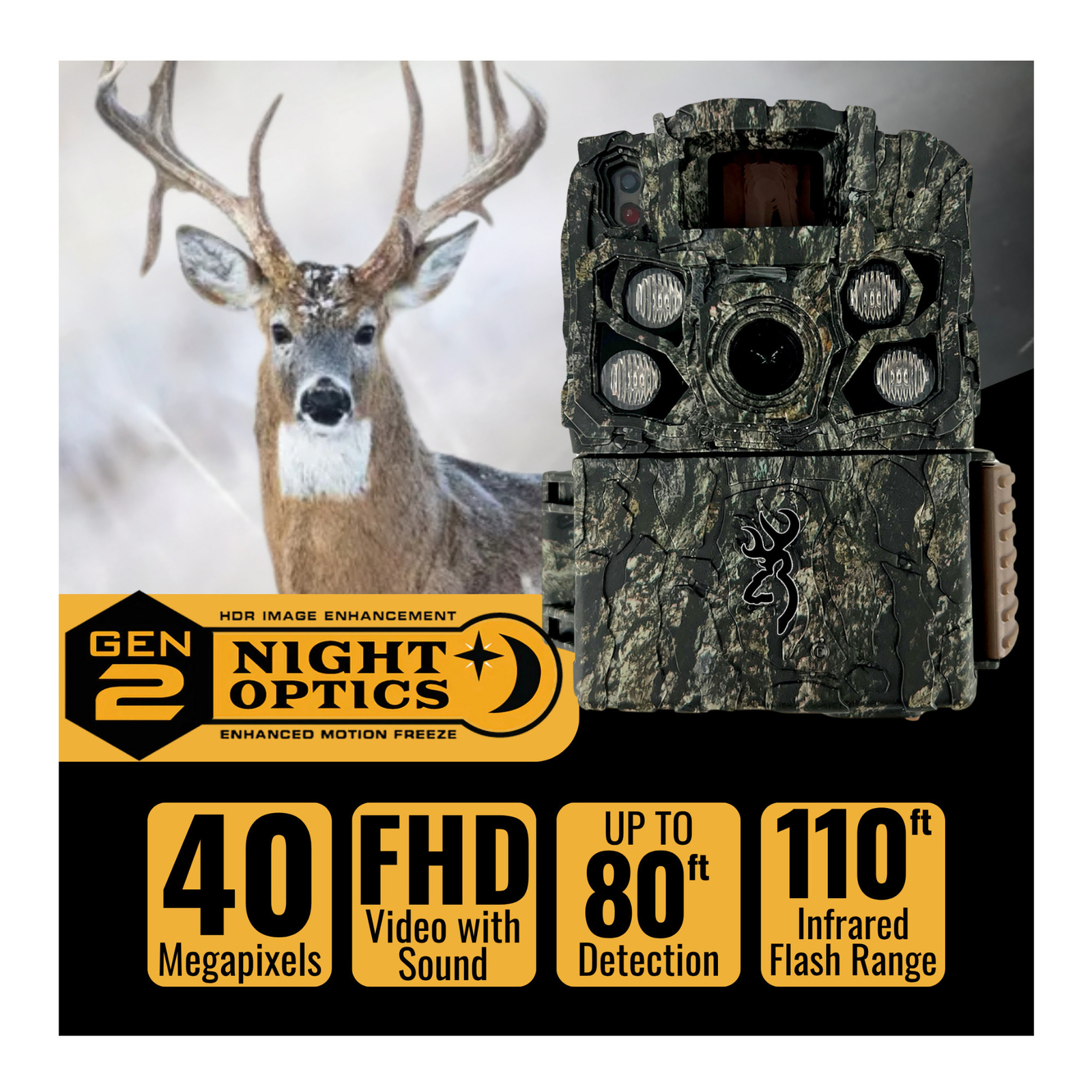 Browning Trail Camera - Strike Force FHDR 40MP Trail Camera Bundle