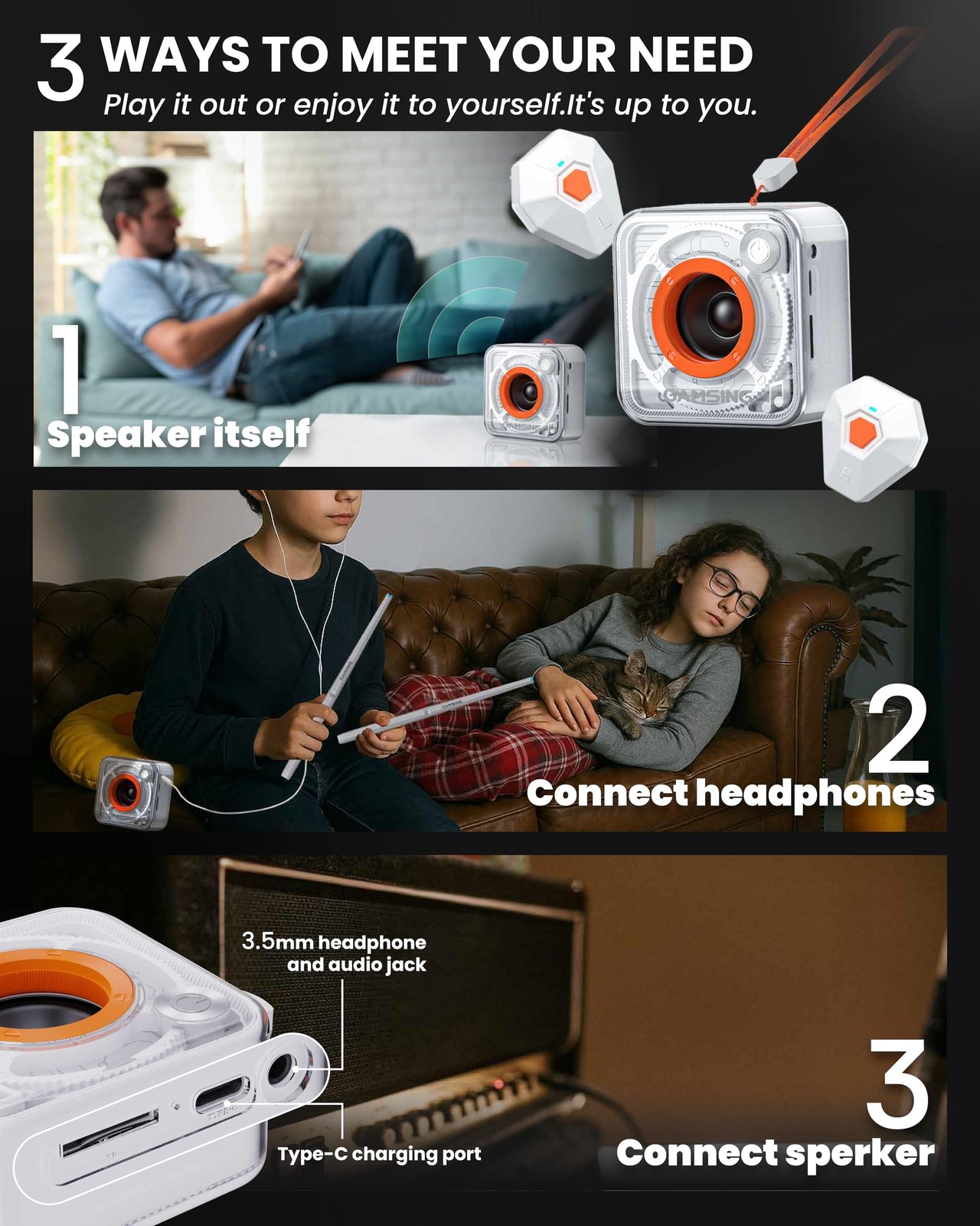 Electronic Drum Set, Portable Electric Quiet with Mini Speaker,...