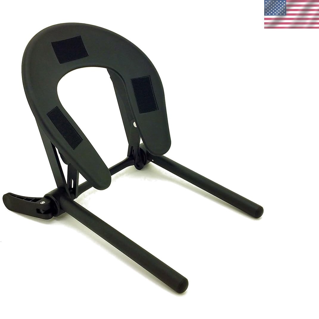 Professional Contoured Adjustable Face Cradle for Massage Tables - Modern Black