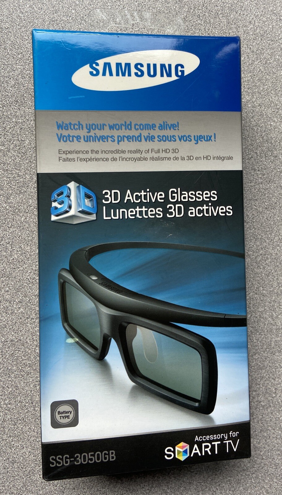 Samsung SSG-3050GB Active 3D Glasses New Unopened
