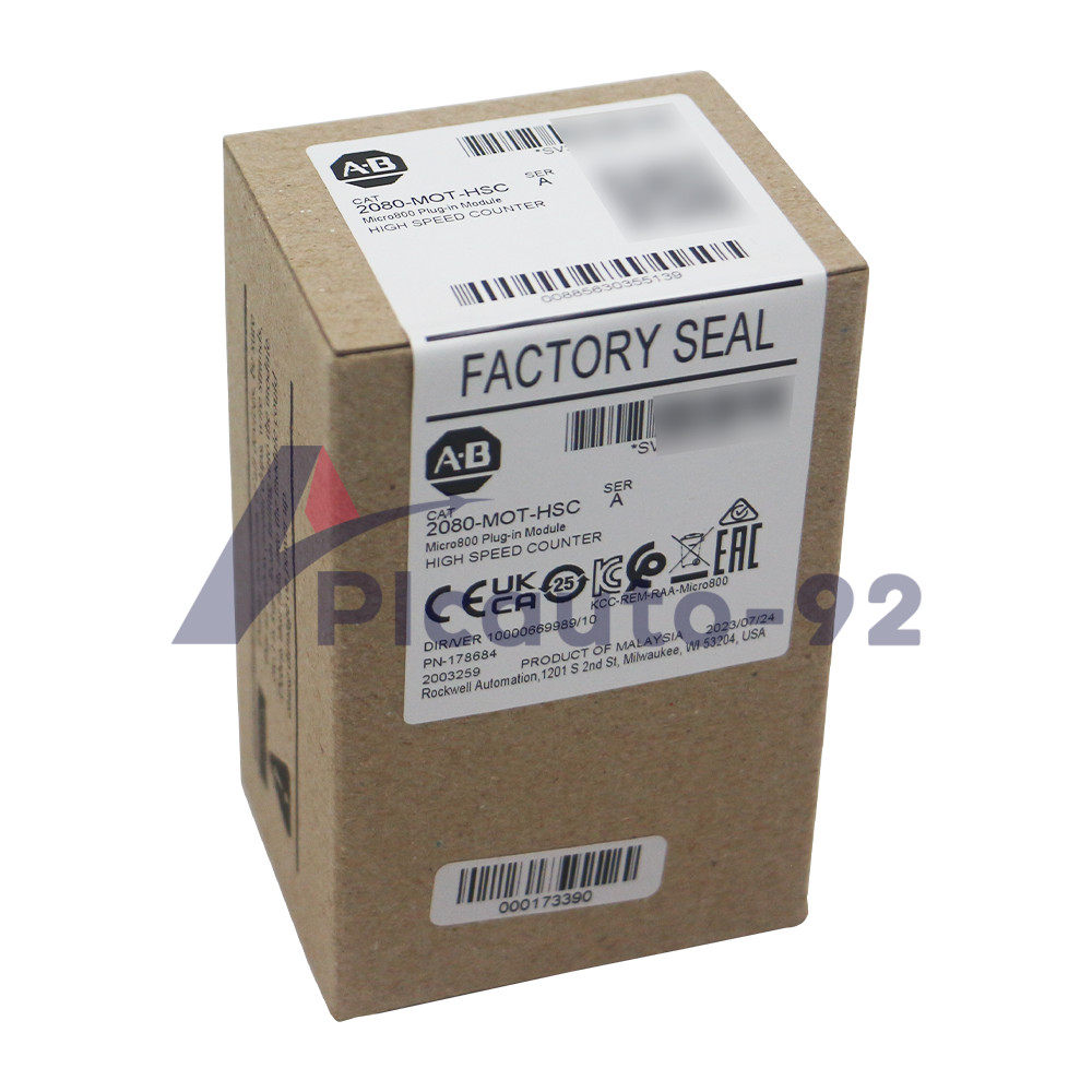 New Sealed Allen Bradley 2080-MOT-HSC Micro800 250KHz HSC Plug-In