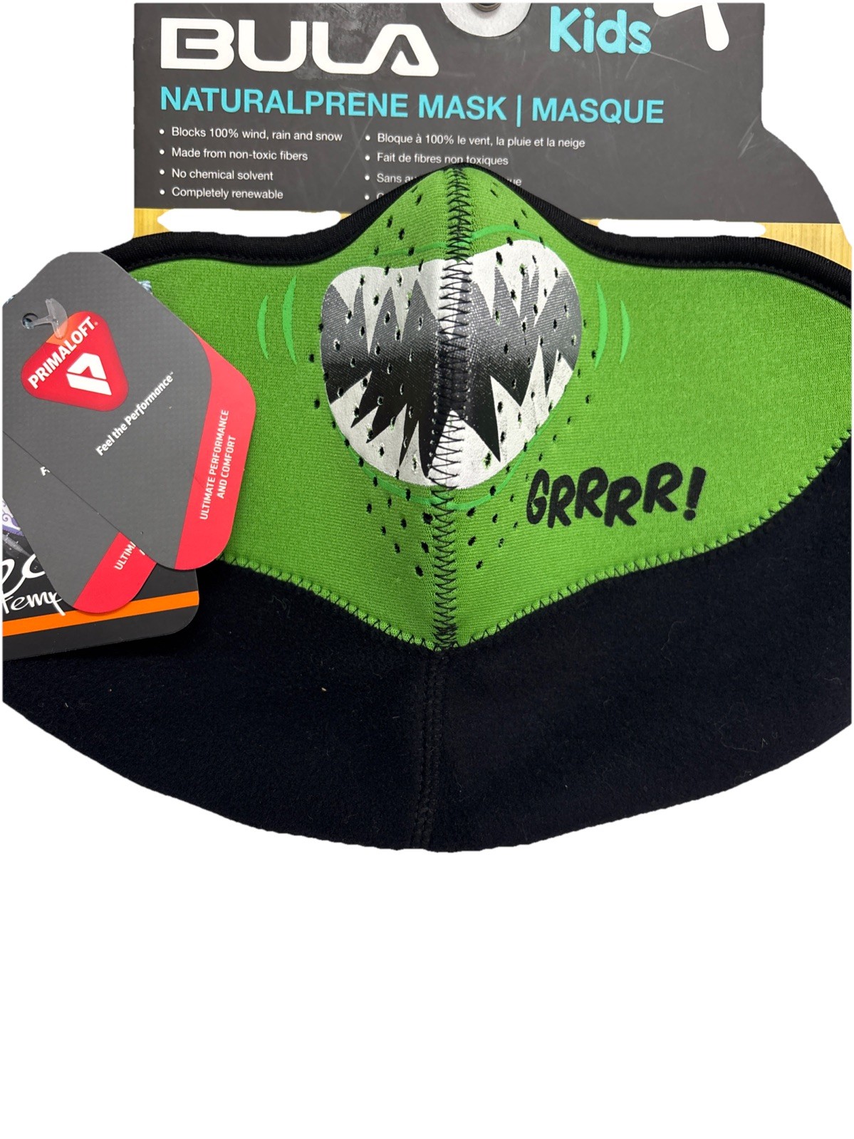 RTLS $40 NEW BULA KIDS “CREEP” BANDANA NEOPRENE FACE MASK SZ L