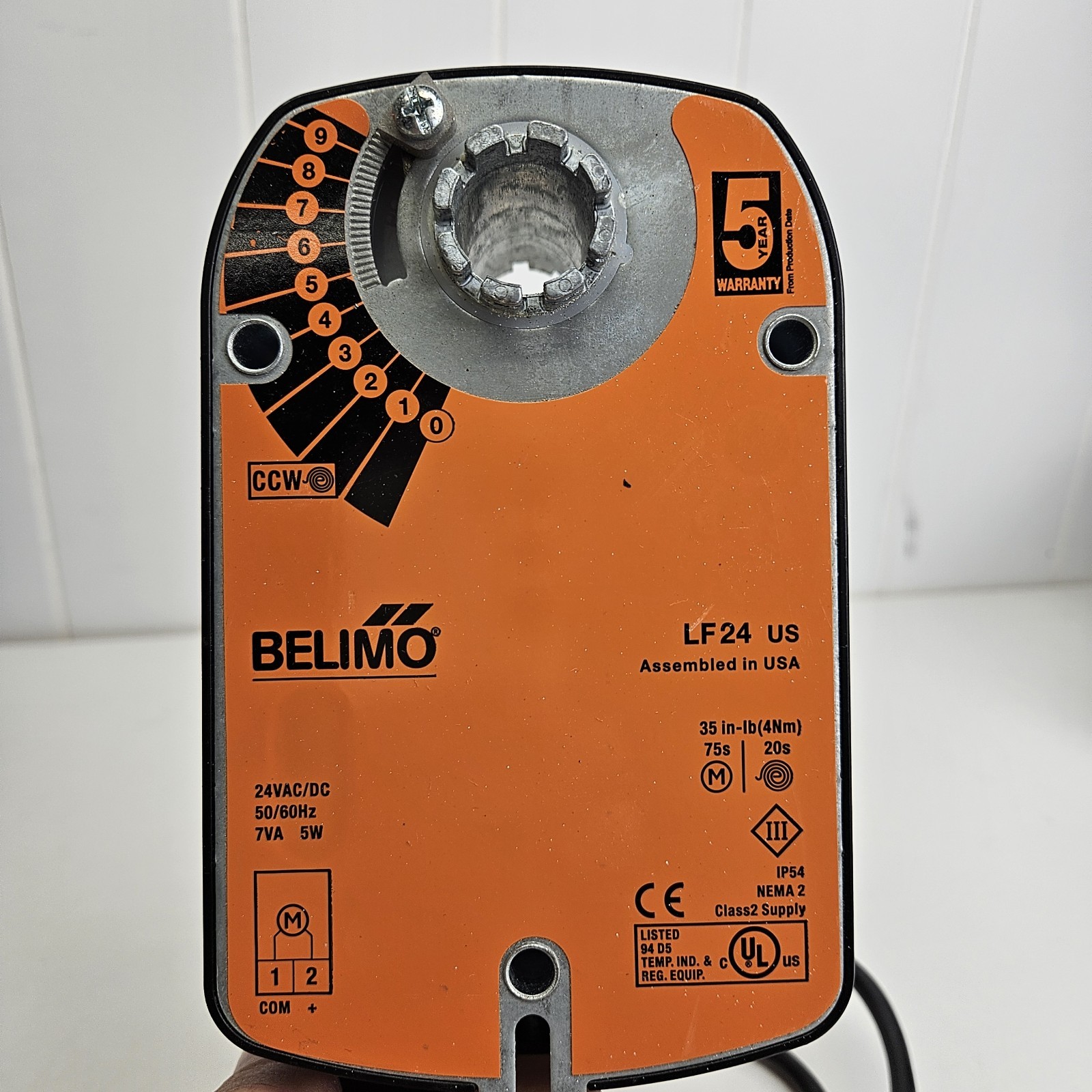 Belimo LF24 US Spring Return Damper Actuator AC/DC 24 V
