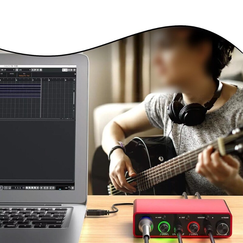 For Focusrite Scarlett Solo 3rd Gen USB Audio Interface the Guitarist Vocalist