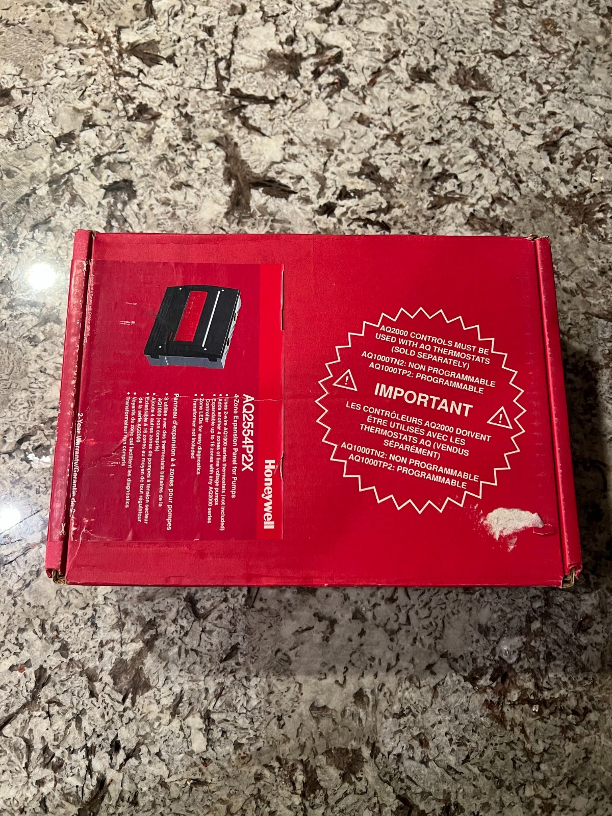 Honeywell AQ2554P2X Aquatrol Zoning Panel for 4 Zones of pumps or 2-wire valves
