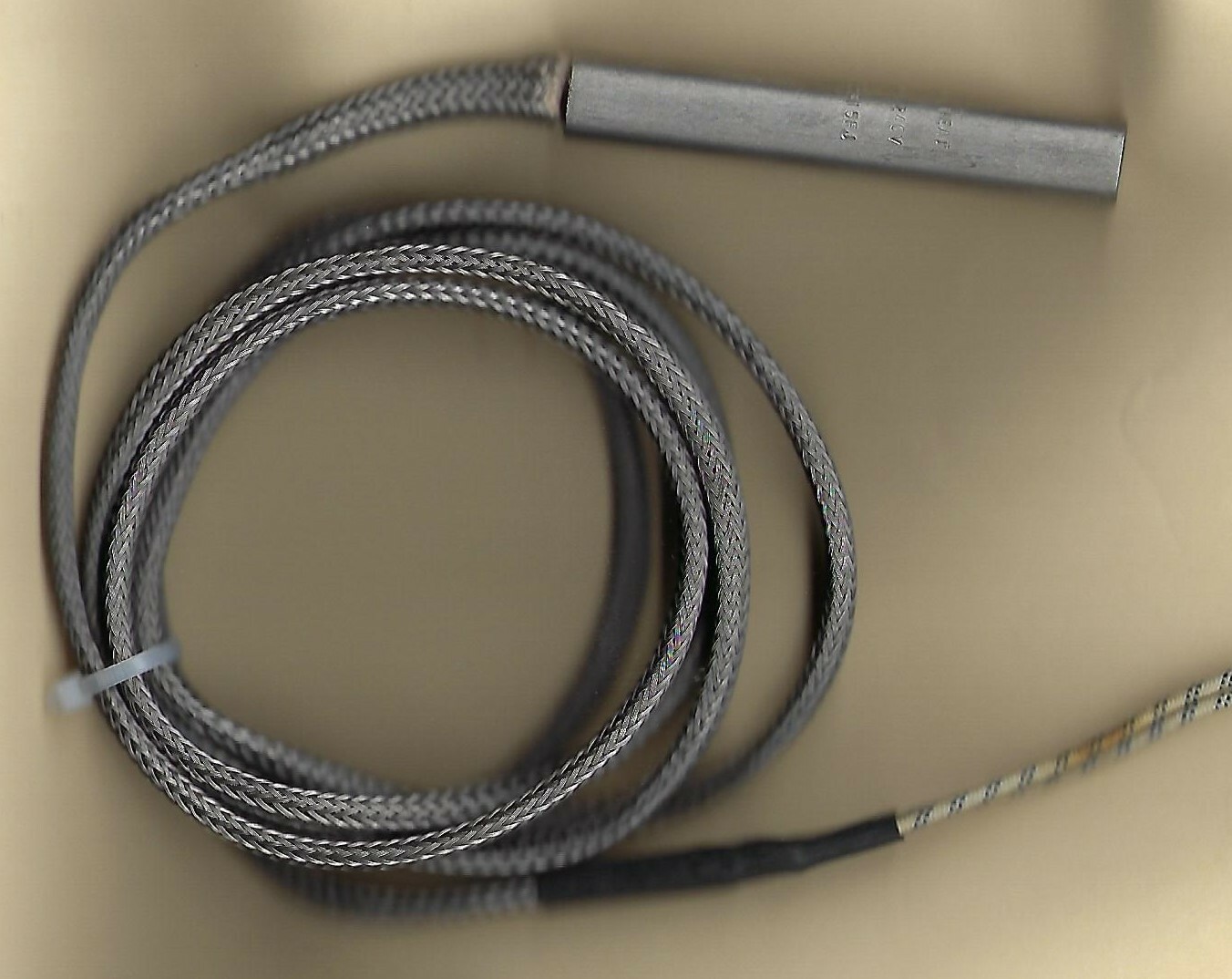 Fast Heat Cartridge Heater 1/2" Dia X 3" Long 300W 240V 48" Braided  Leads