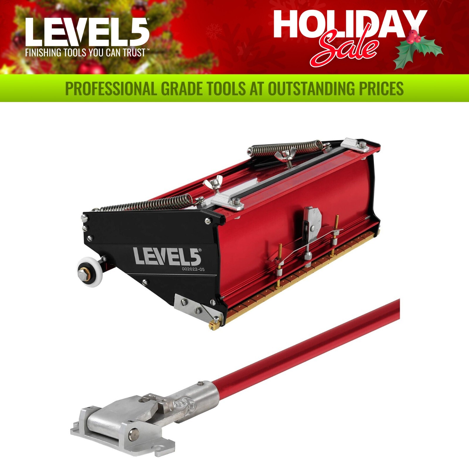LEVEL5 Flat Box 10" + 42" Standard Handle LEVEL 5 TOOLS | 4-565