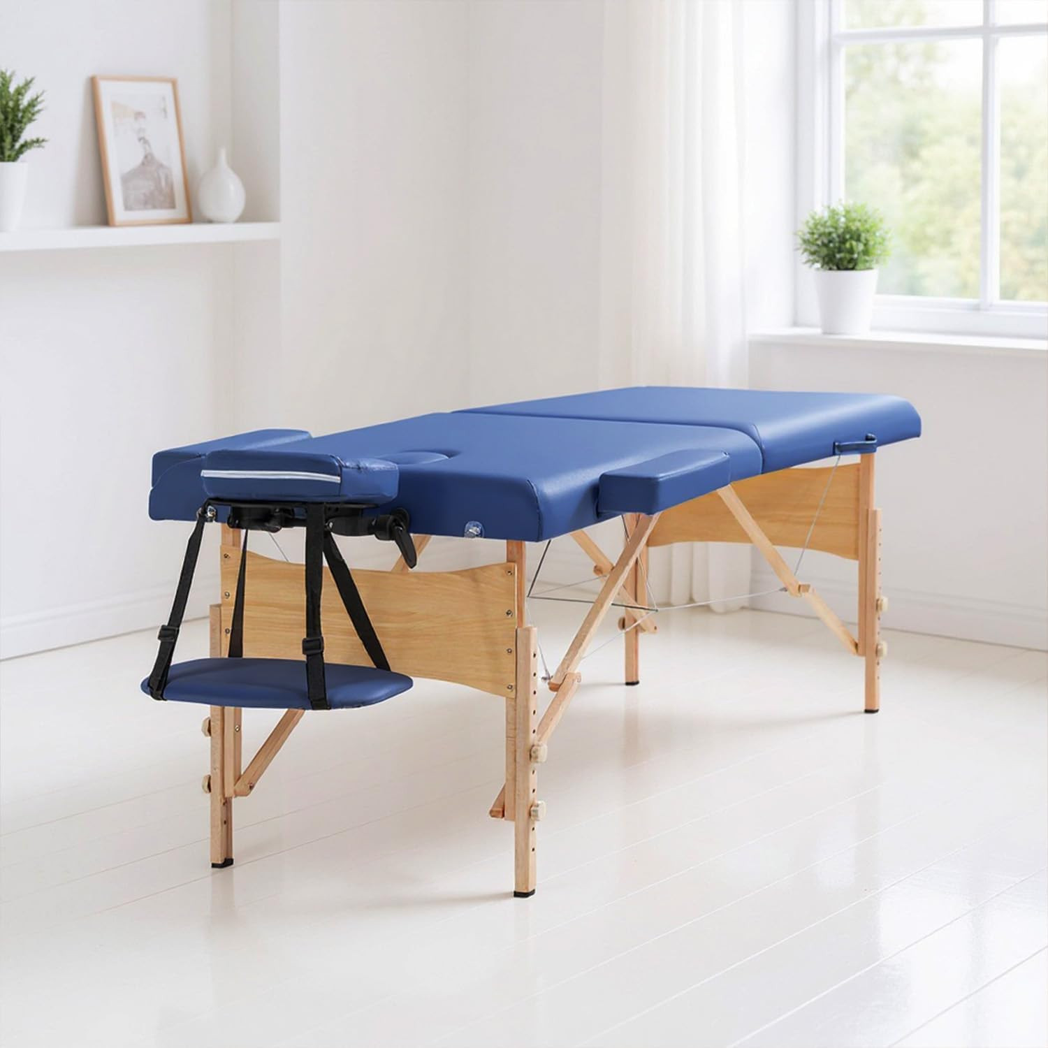 Massage Bed Portable Massage Table 2 Folding Lash Bed Height Adjustable 28 Inch