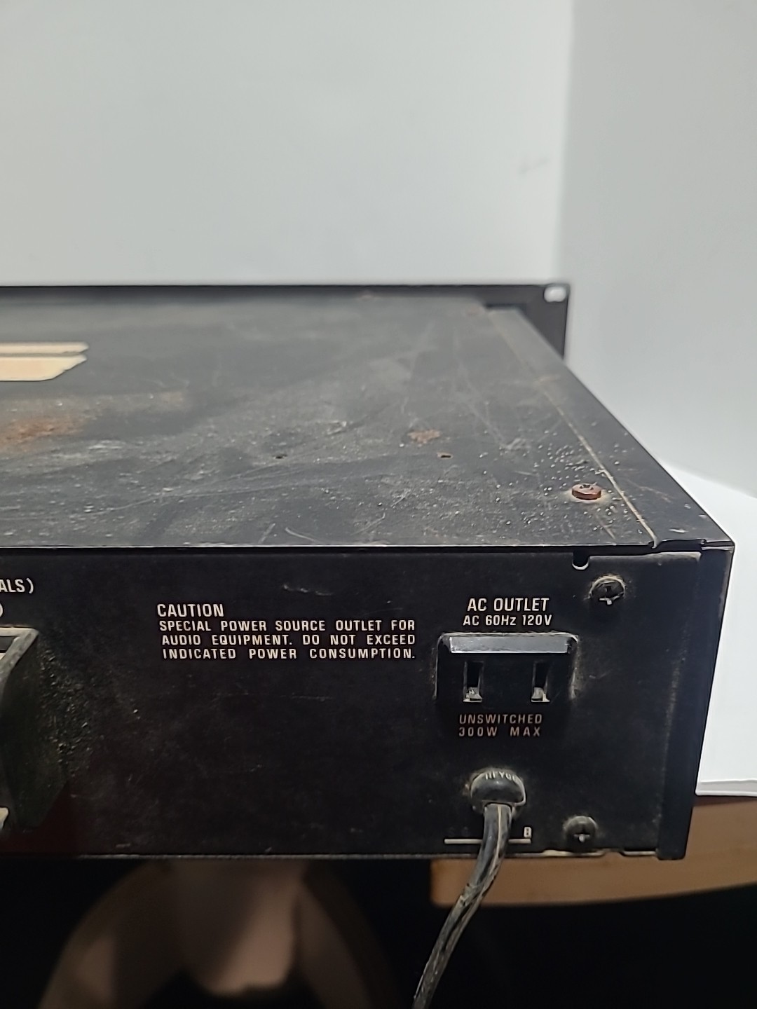 Technics SH-9020M Peak Average Meter Unit 3 Input Selector