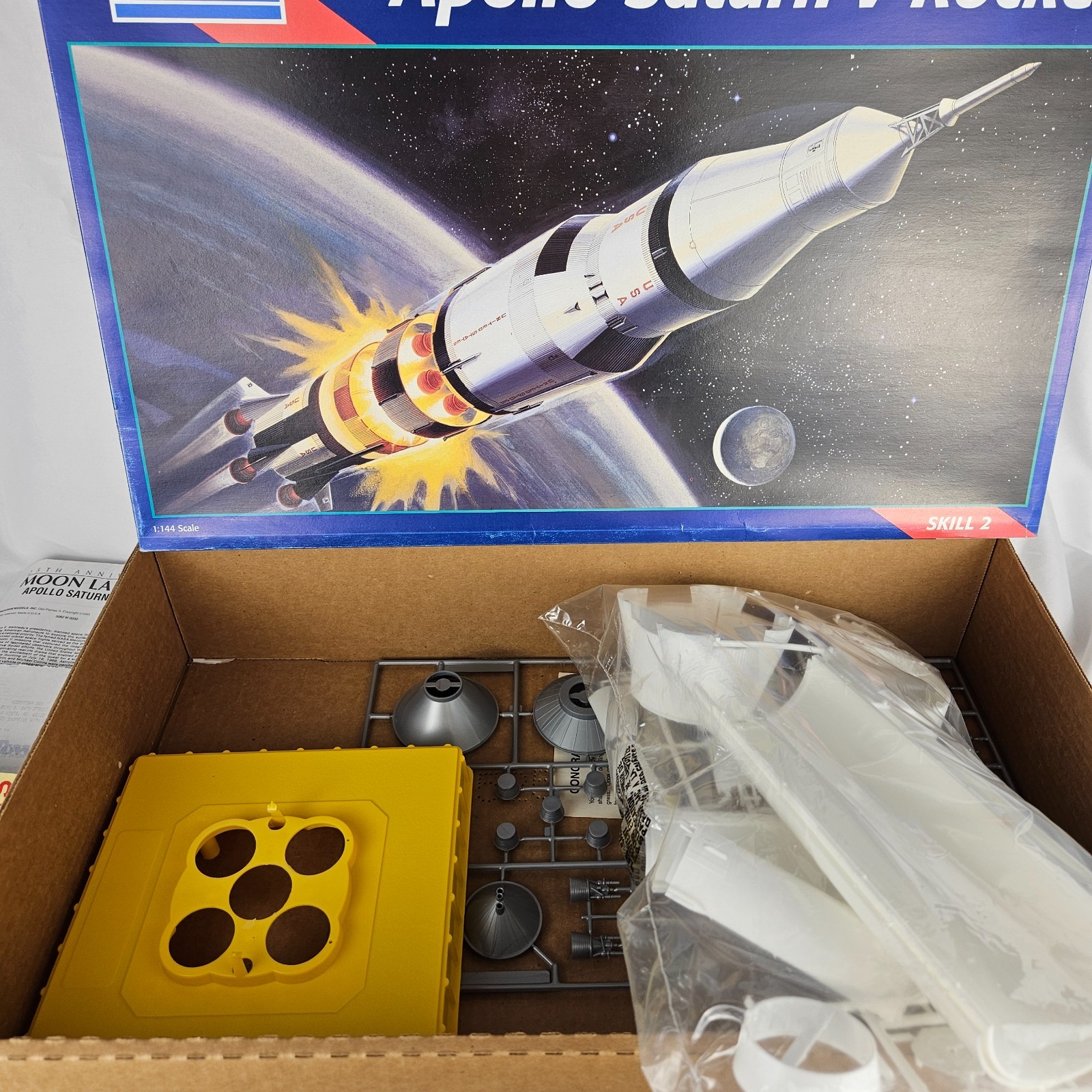 Monogram Apollo Saturn V Rocket 1/144 Scale Plastic Model Kit
