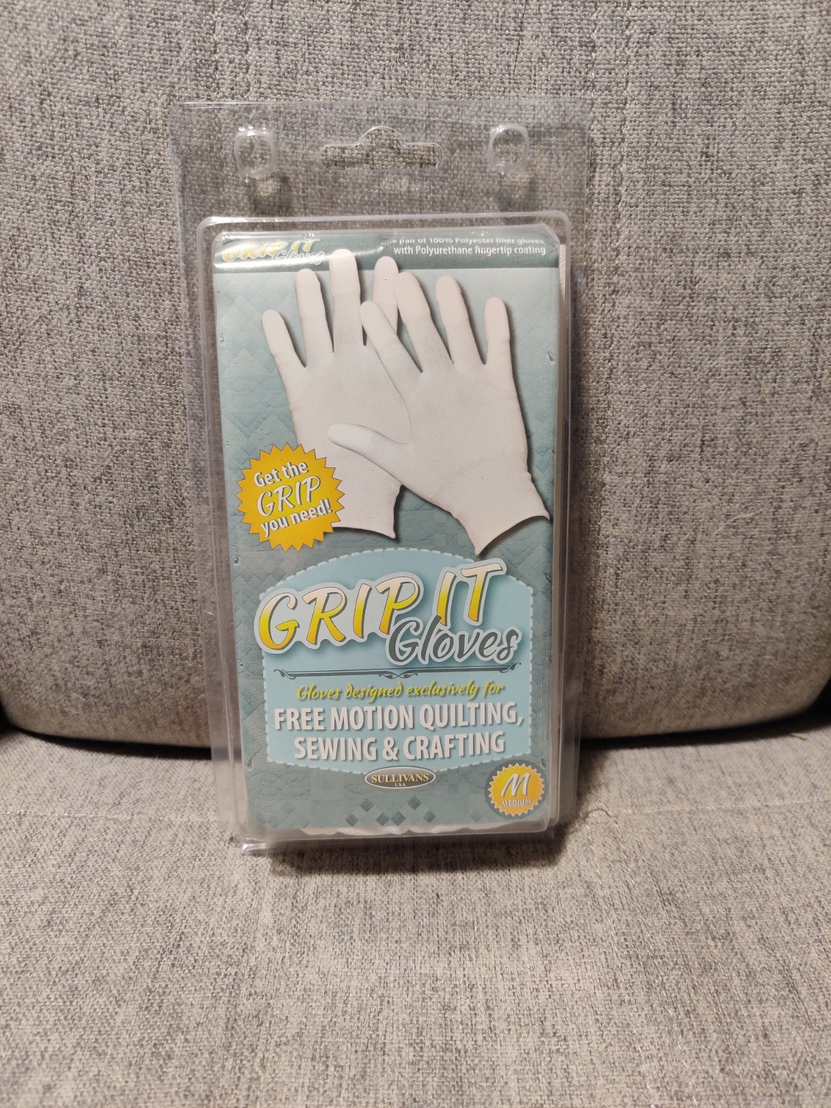 Grip It Gloves Free Motion Quilting, Sewing & Crafting