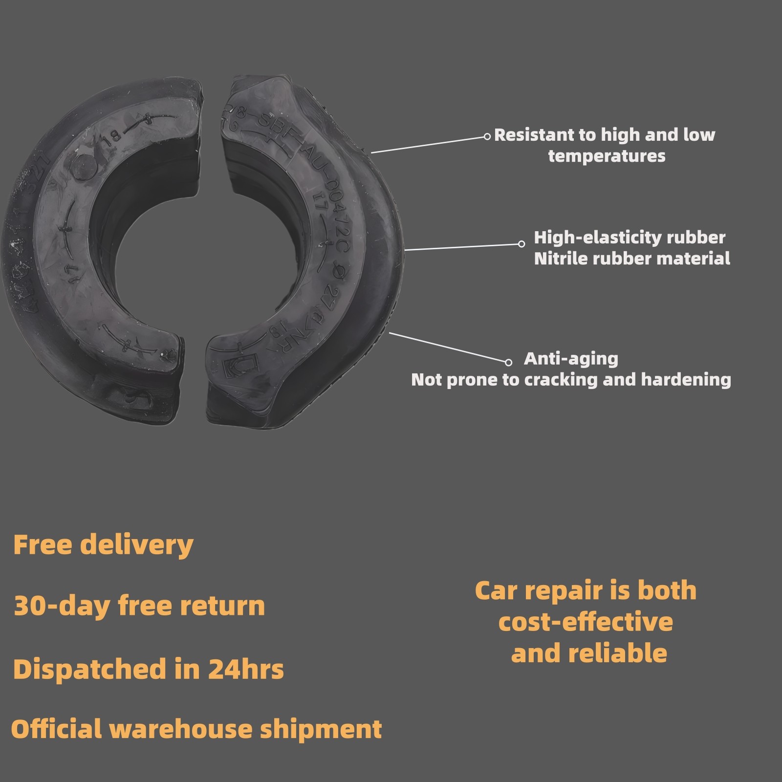 2 Front Sway Bar Frame Bushing For Chevy Prizm Toyota Corolla 1998 - 2002 USA