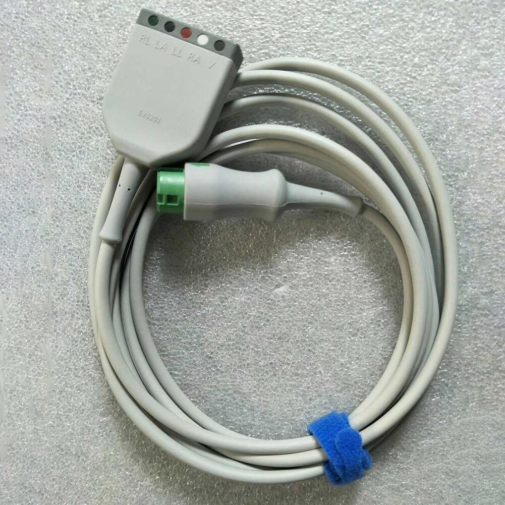 0010-30-43127 EV6201 ECG EKG Cable for Mindray Split 12Pins 3/5 Lead Replacement