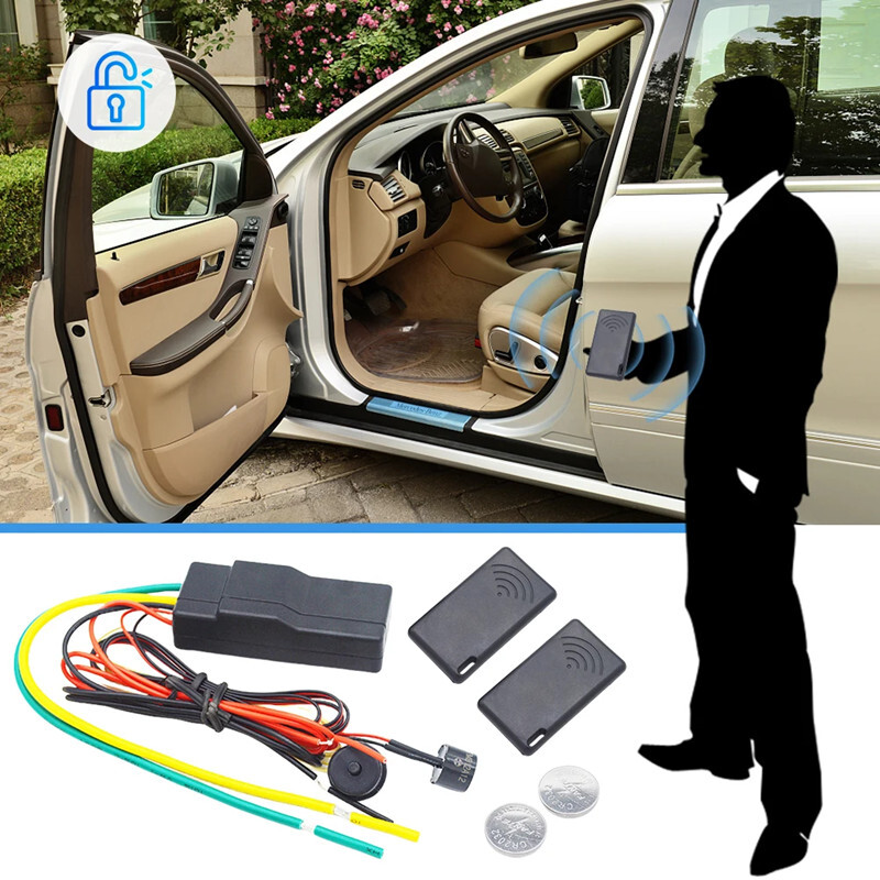 Car Alarm Engine Lock Anti-Hijacking Circuit Intelligent Cut-Off RFID 2.4Ghz 12V
