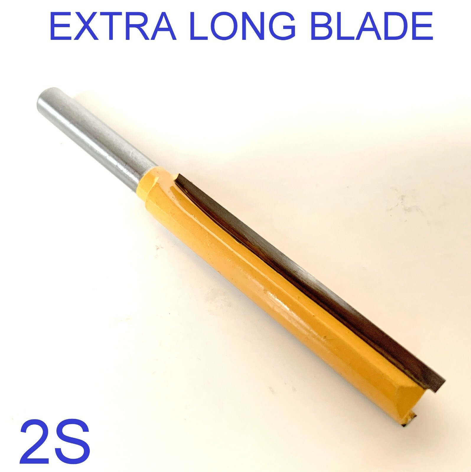 1 pc 1/4" SH 2" Extra Long Straight Router Bit S