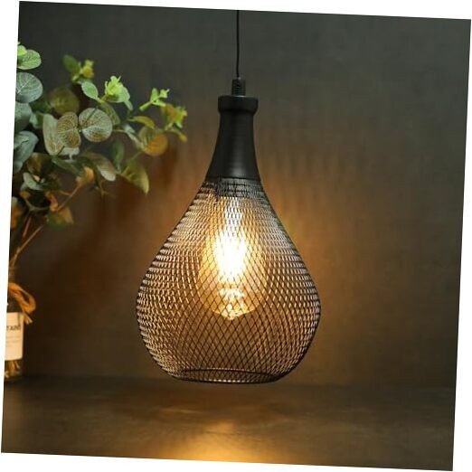 Hanging Lamp Battery Operated Cordless Hanging Light Great 12"H Teardrop Shape