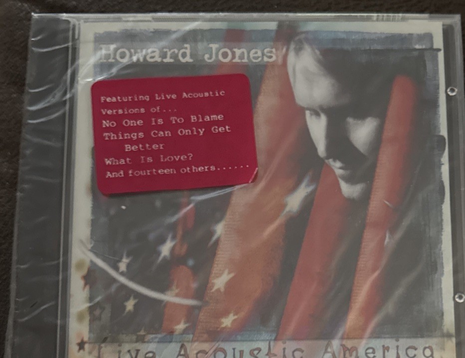 HOWARD JONES - LIVE ACOUSTIC AMERICA  -Things Can Only Get Better - NEW CD RARE