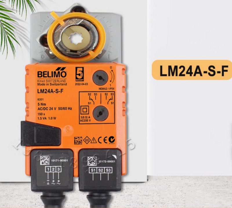 BELIMO LM24A-S-F Damper Actuator 5Nm 24VAC/DC-UPS or DHL fast delivery
