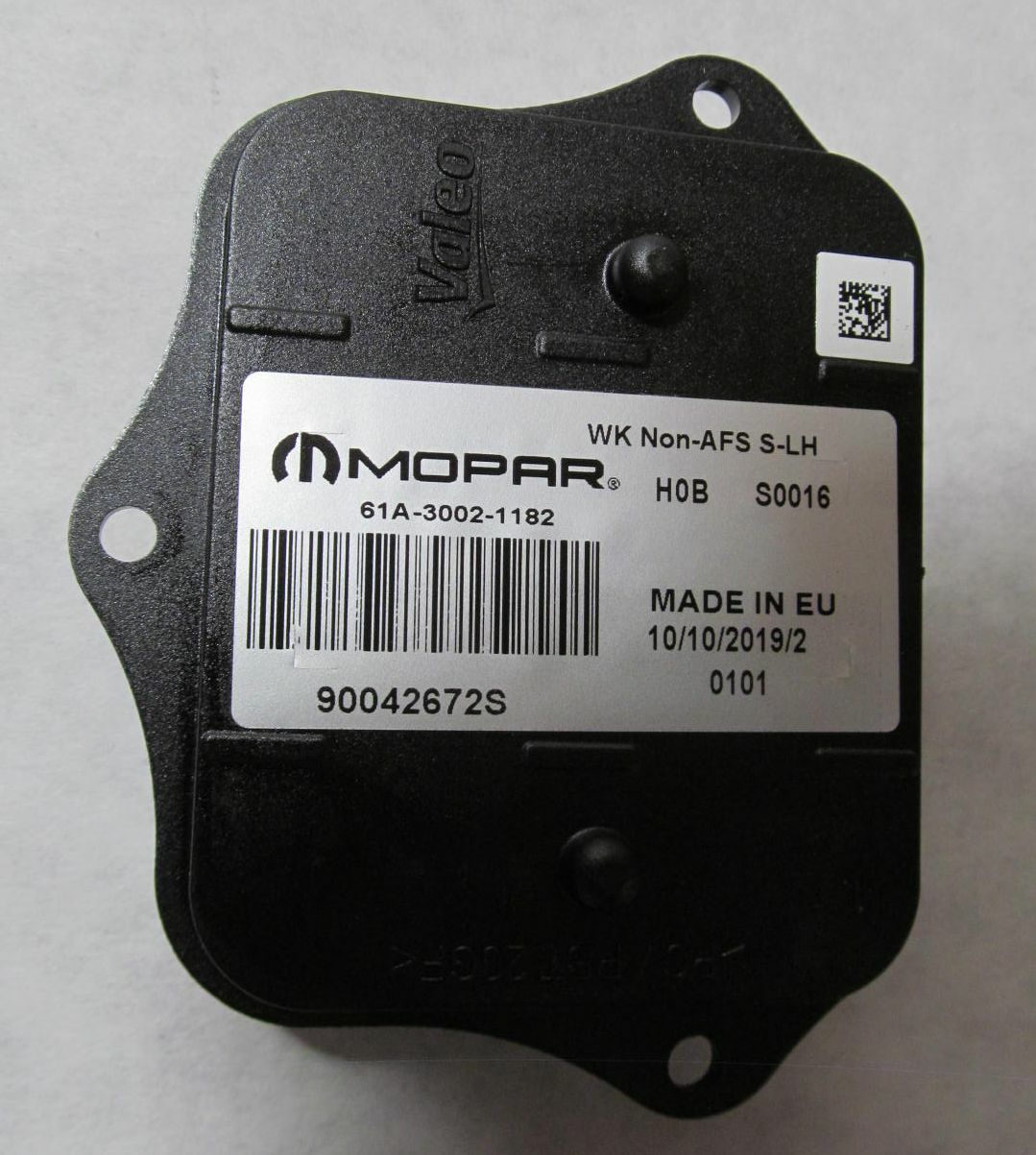 90042672S 61A-3002-182 2014-18 JEEP GRAND CHEROKEE LH HEADLIGHT LEVELING MODULE
