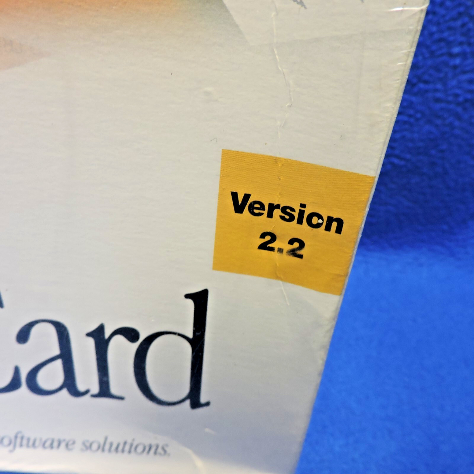 Vintage HyperCard Software Version 2.2 M2365LL/A New Still Sealed