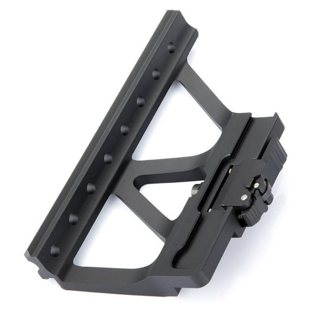 Hot Tactical Side Guide 20mm Rail Mount Elevated Diagonal Metal Sight Bracket