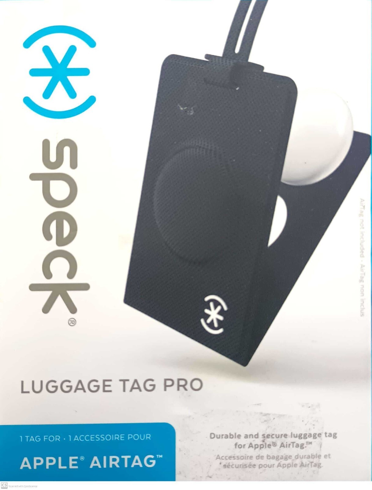 Speck Airtag Luggage Holder - Black