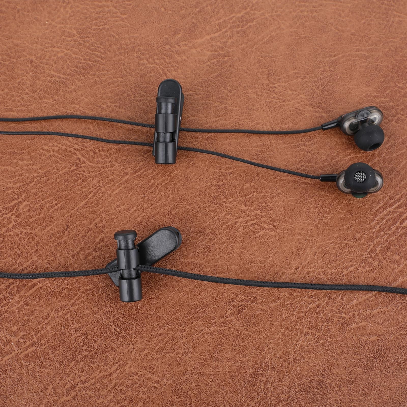 5 Pack Headphone Wire Clips Headset Cord Clip Earbud Cable Cord Clamp