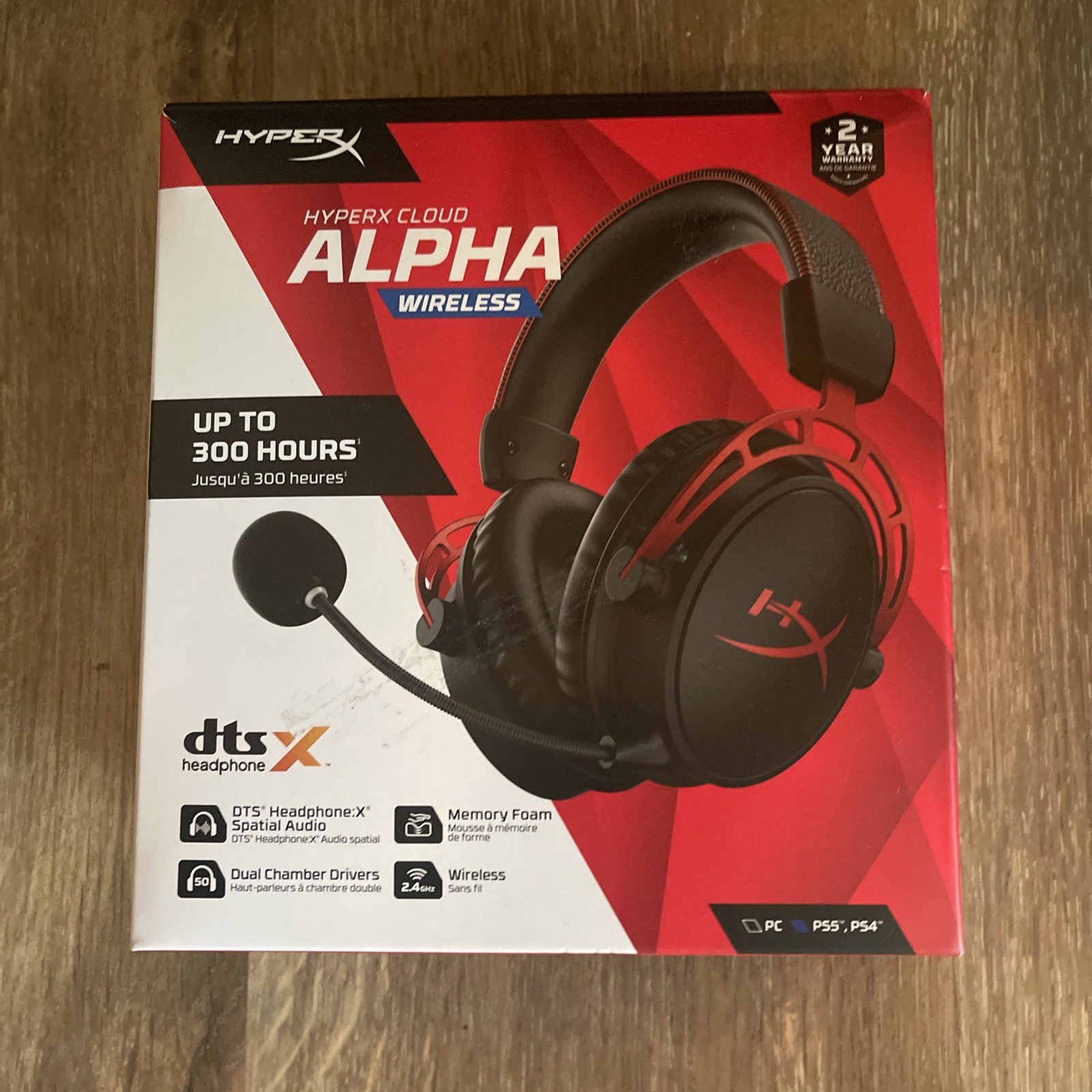 HyperX Cloud Alpha Wireless DTS Headphone - Black