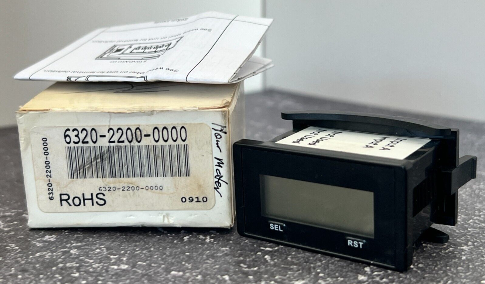 Redington LCD Hour Meter Model 6320-2200-0000 NEW OLD STOCK