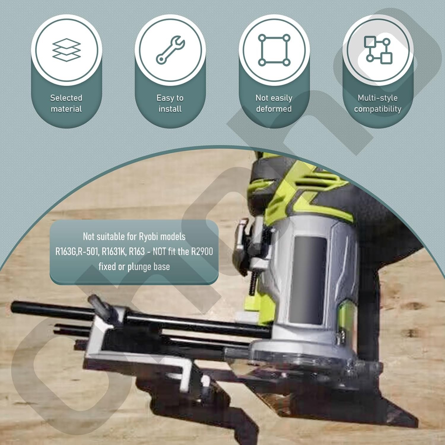 Router Edge Guide Assembly with Straightforward Installation & Solid Performance
