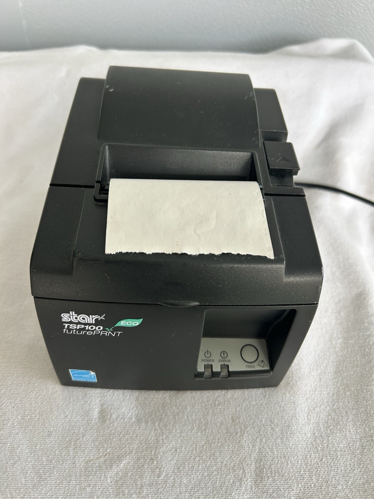 Star TSP100 ECO Thermal Receipt Printer USB POS Tested Working Black