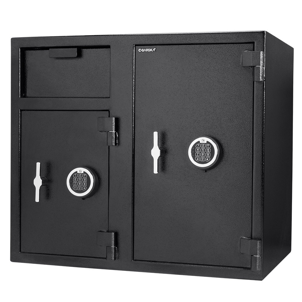 Barska AX13316 Two Lock Keypad Depository Safe