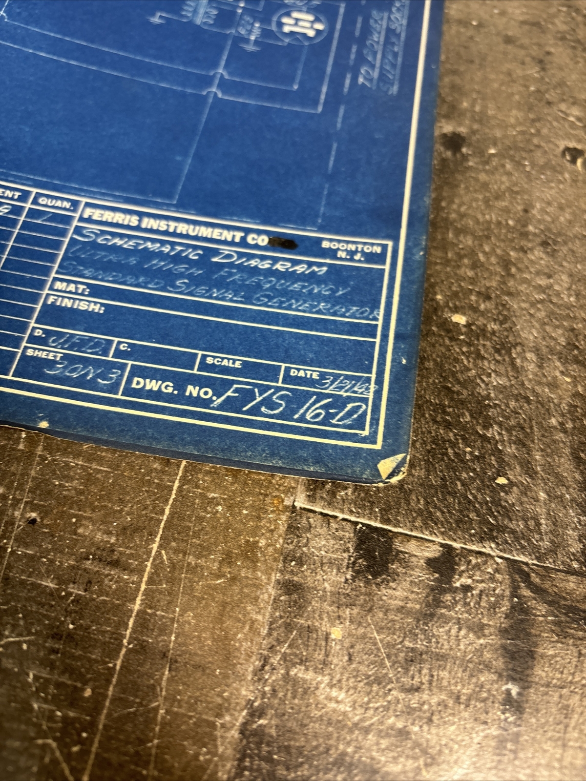 Ferris Model 40A Signal Generator Operating Instructions Manual