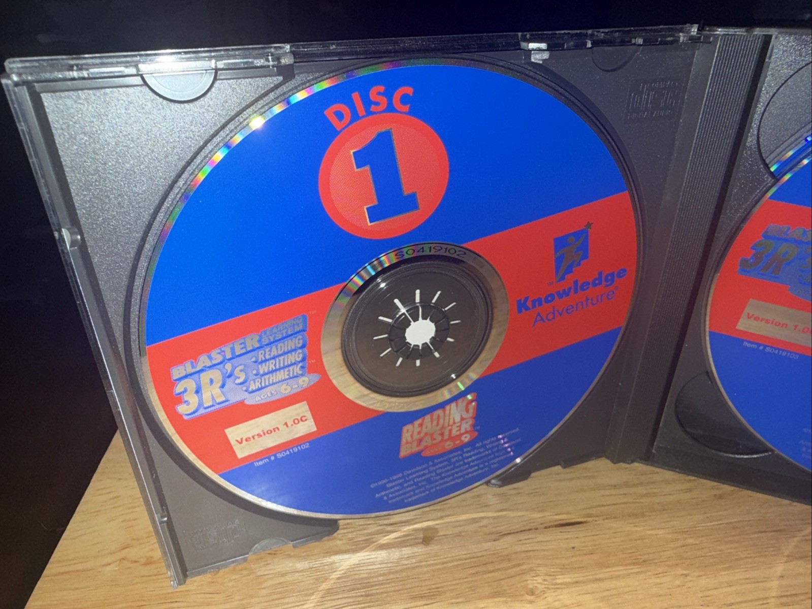 Knowledge Adventure 3R’s Reading Writing Arithmetic Blaster 3CD Ages 4-6