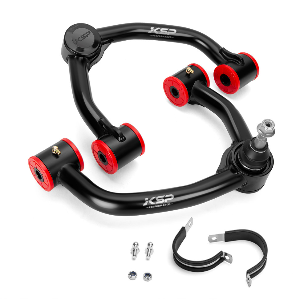 KSP 2-4'' Front Upper Control Arms+Sensor Bracket for 2021-2026 Ford F150 F-150