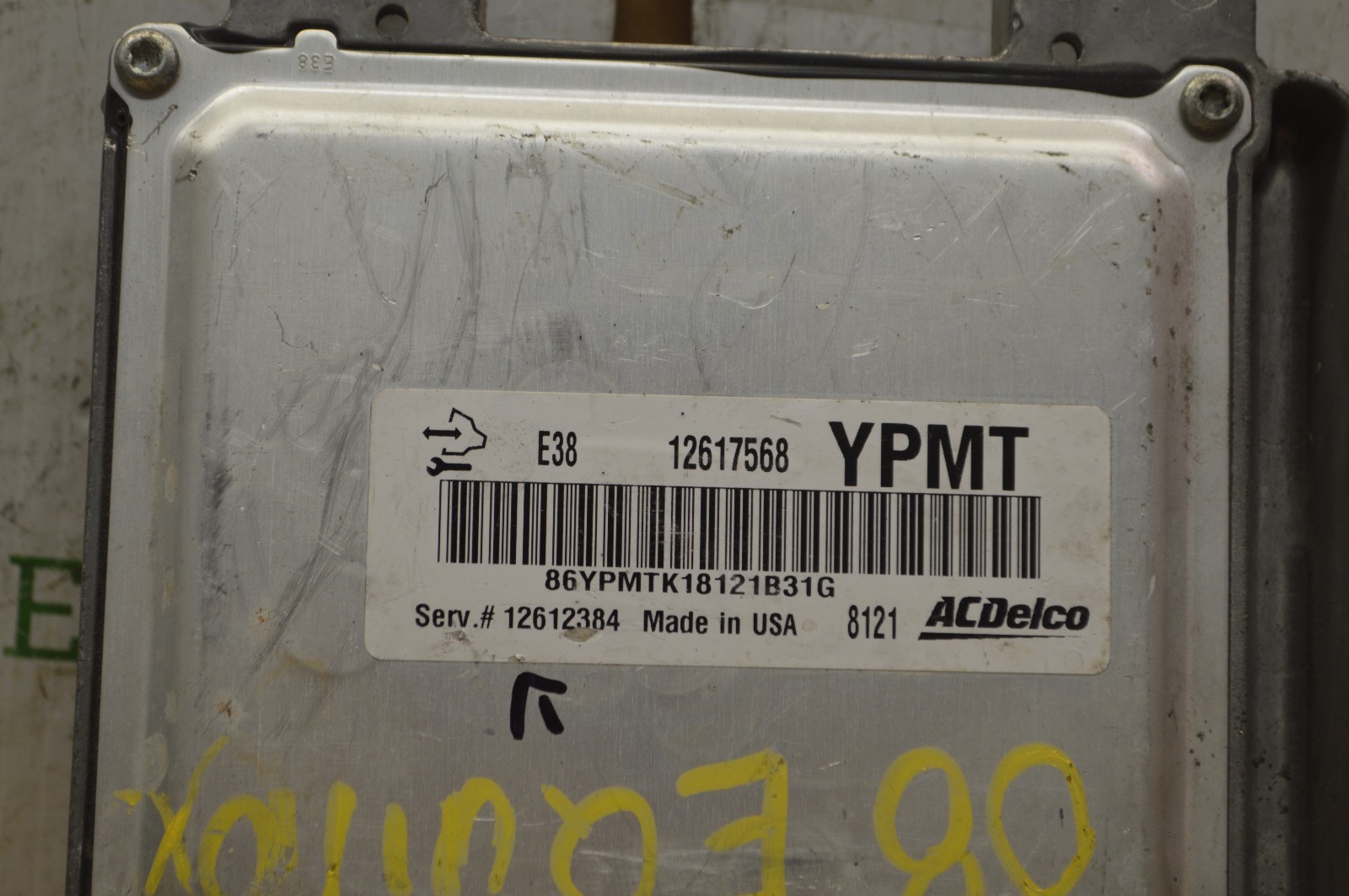 2008 Chevrolet Silverado ECU 12612384 Engine Control Unit Module 746-9E6