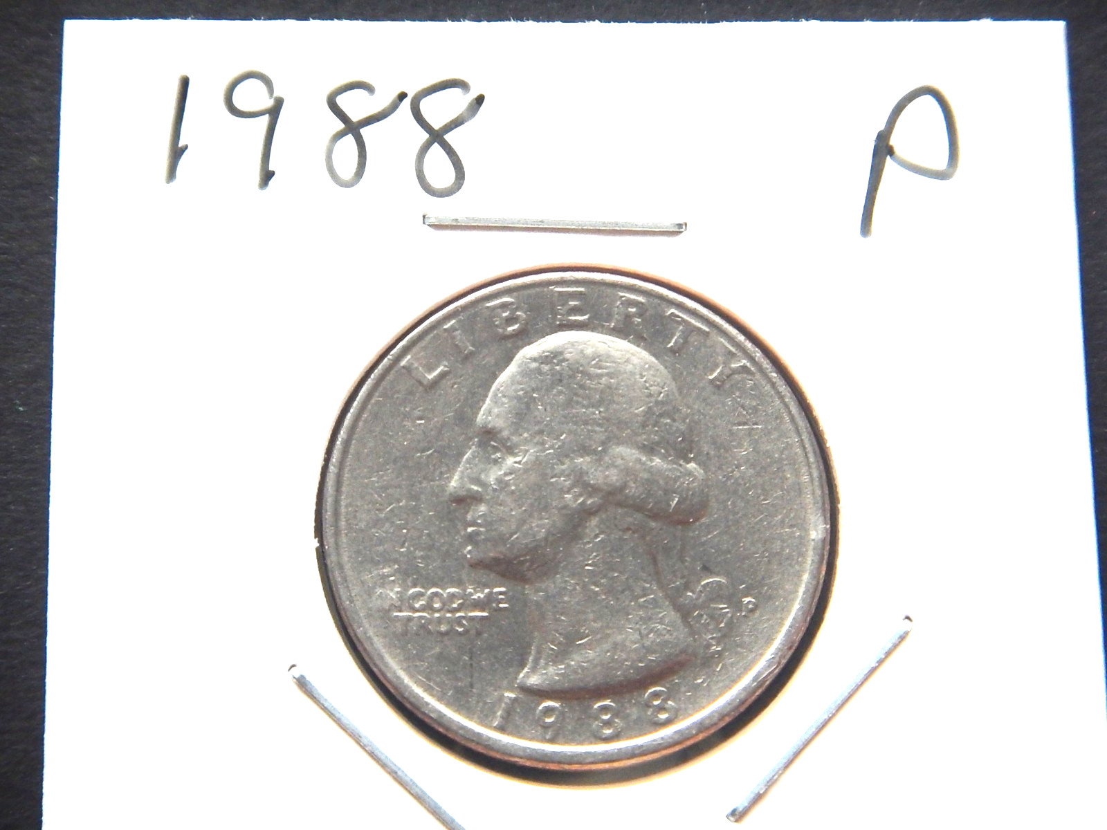 1988 (P) George Washington Quarter