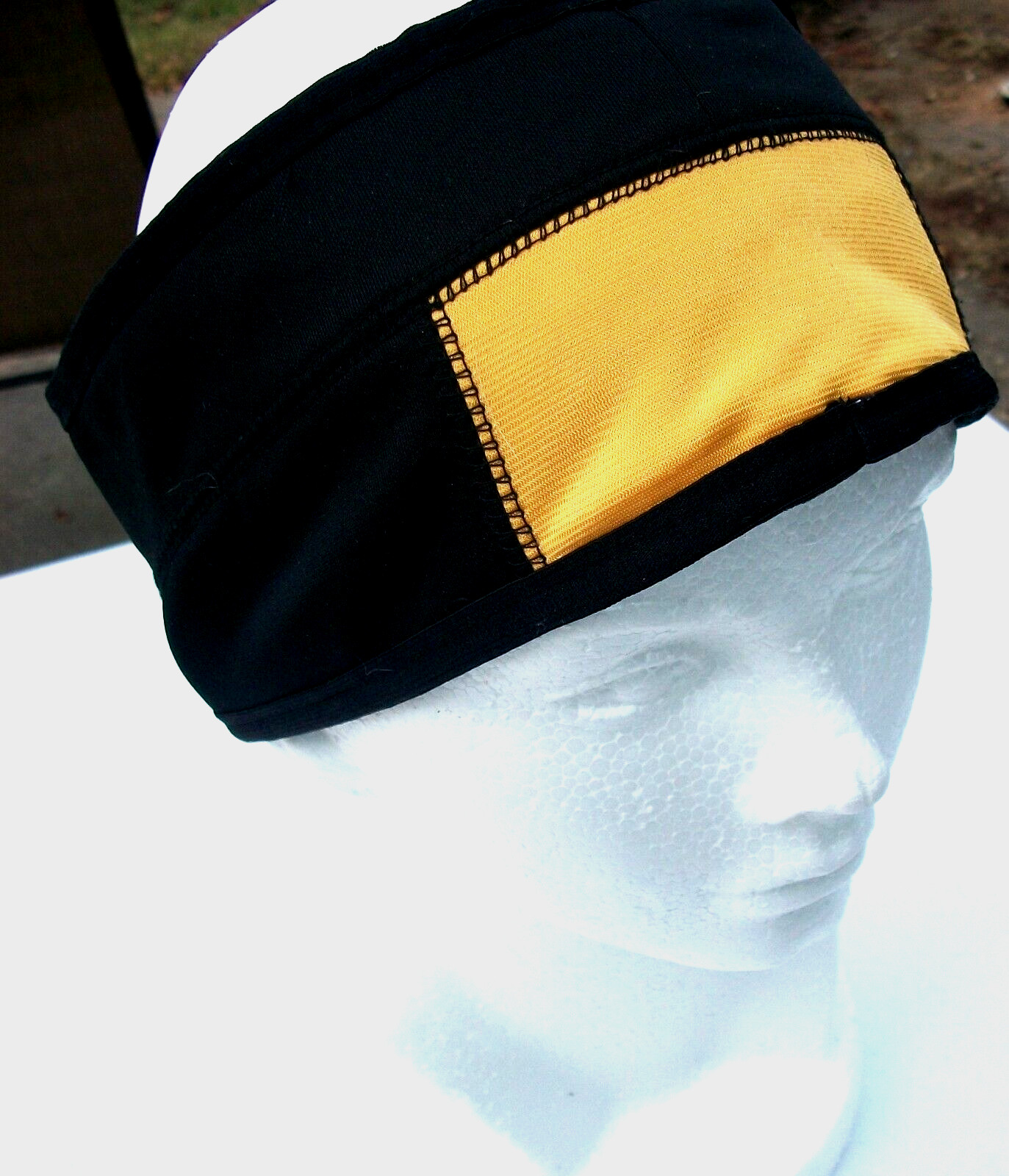 Holloway EARWARMER Black Gold Thermal SKI WINTER Headband Unisex OUTDOOR SPORTS