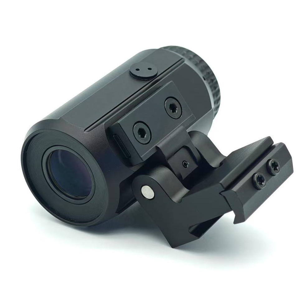 3X Magnifier Sight for Red Dot Reflex Scope Tactical Flip-to-Side Mount