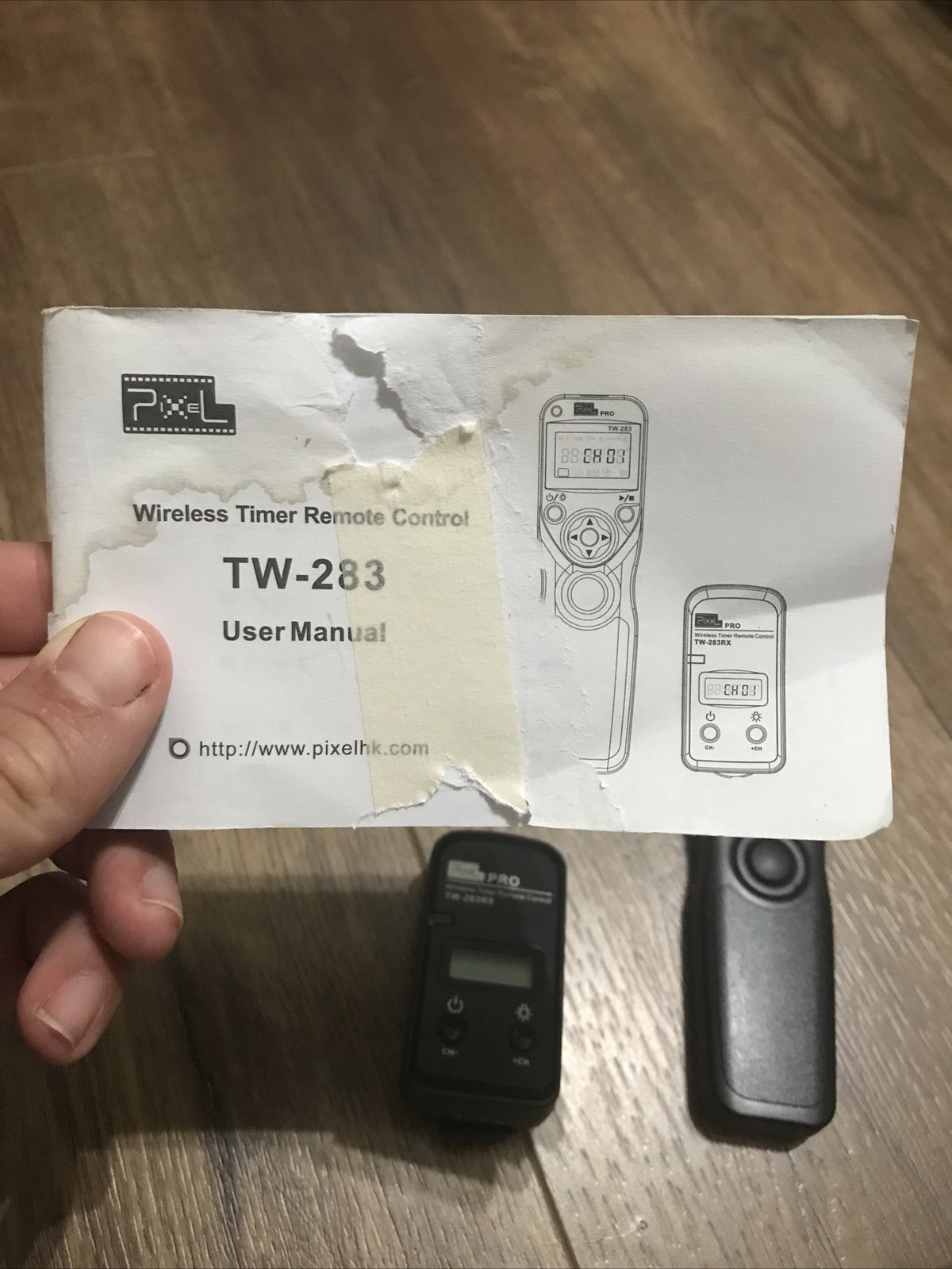 Pixel PRO Wireless Timer Remote Control TW-283RX & TW-283TX For Canon & Nikon