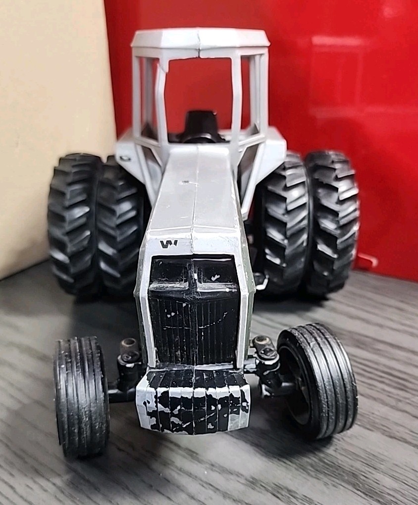 White 2-155 Tractor SILVER Stripe 10th Anniversery 1987 Model NICE!!