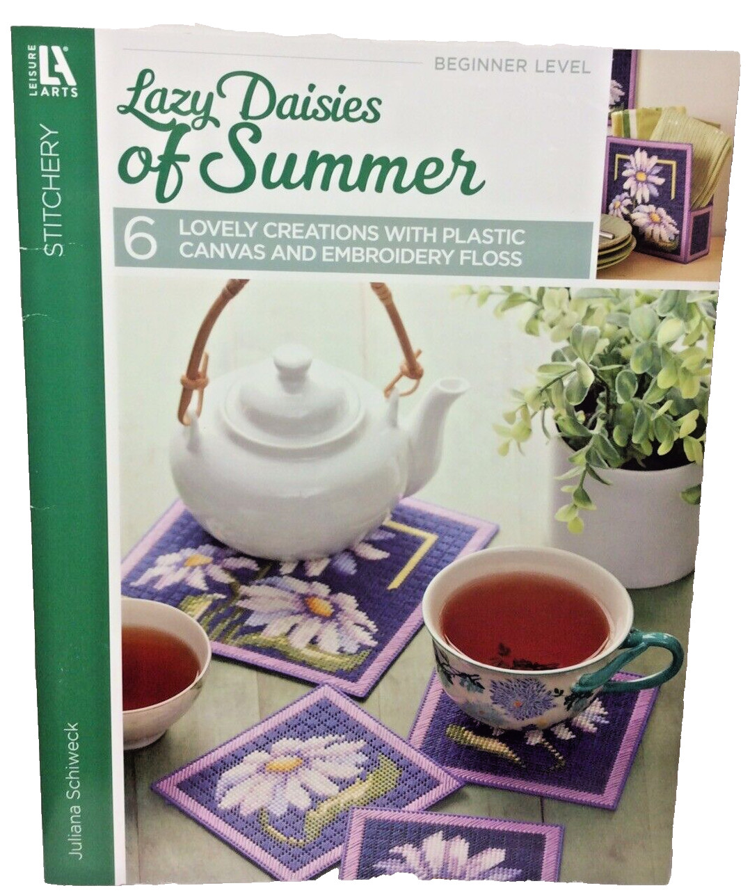 Lazy Daisies Of Summer Beginner Level Plastic Canvas Book