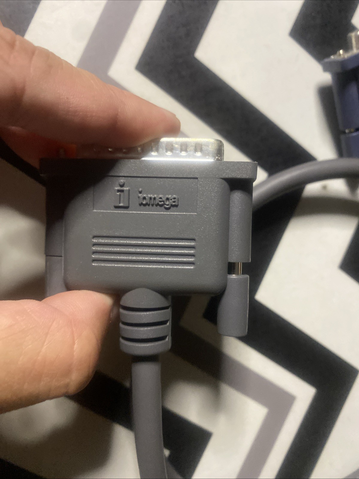 Iomega External Parallel ZIP-100 Drive Z100P2 W/ Cables & AC Adapter UNTESTED