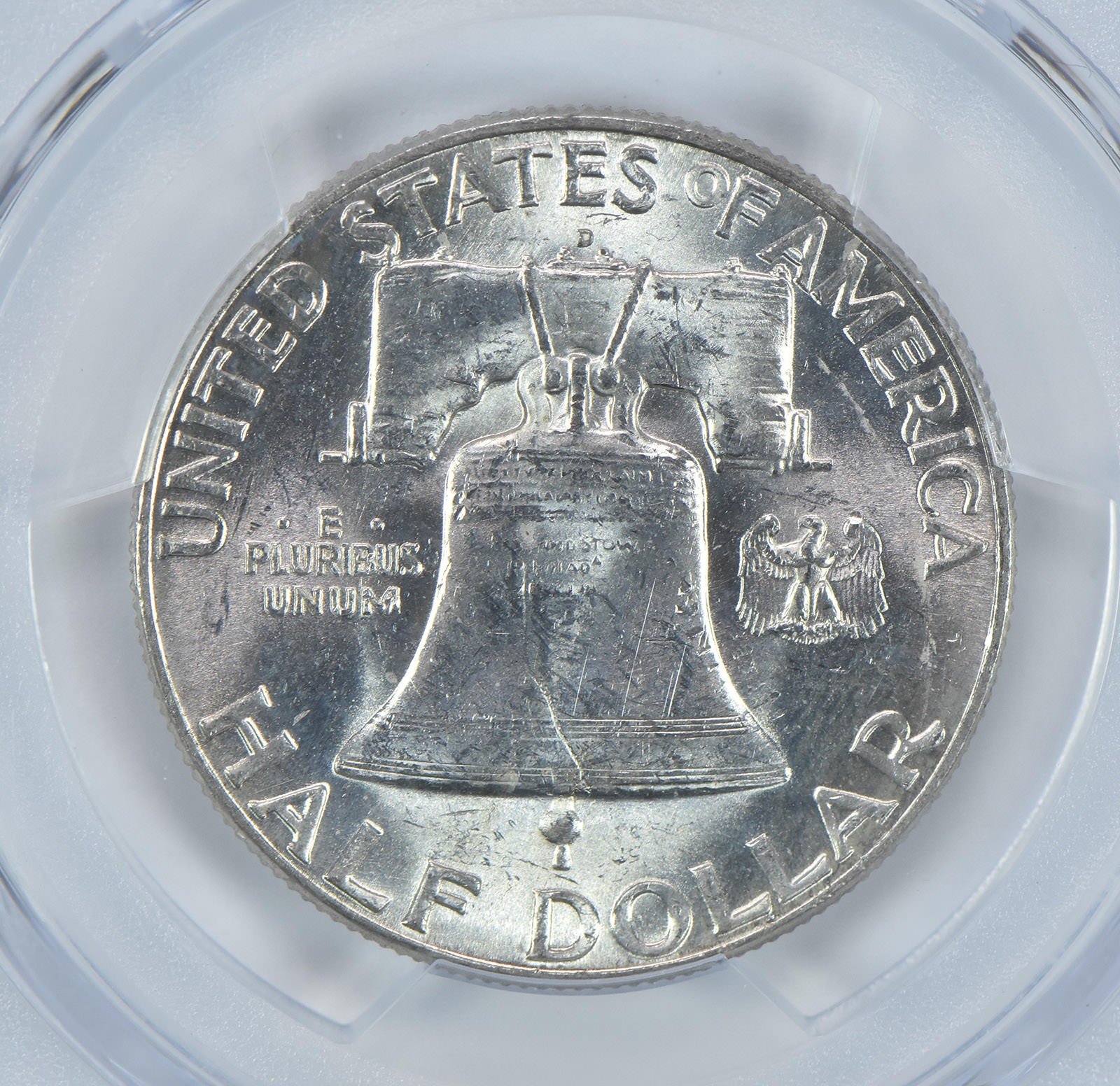 1948-D Franklin Half Dollar Boston Collection MS64 PCGS Blue Label