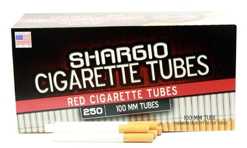 Shargio Red 100mm 250ct Filter Tubes Full Flavor 1 Case [1-Box]