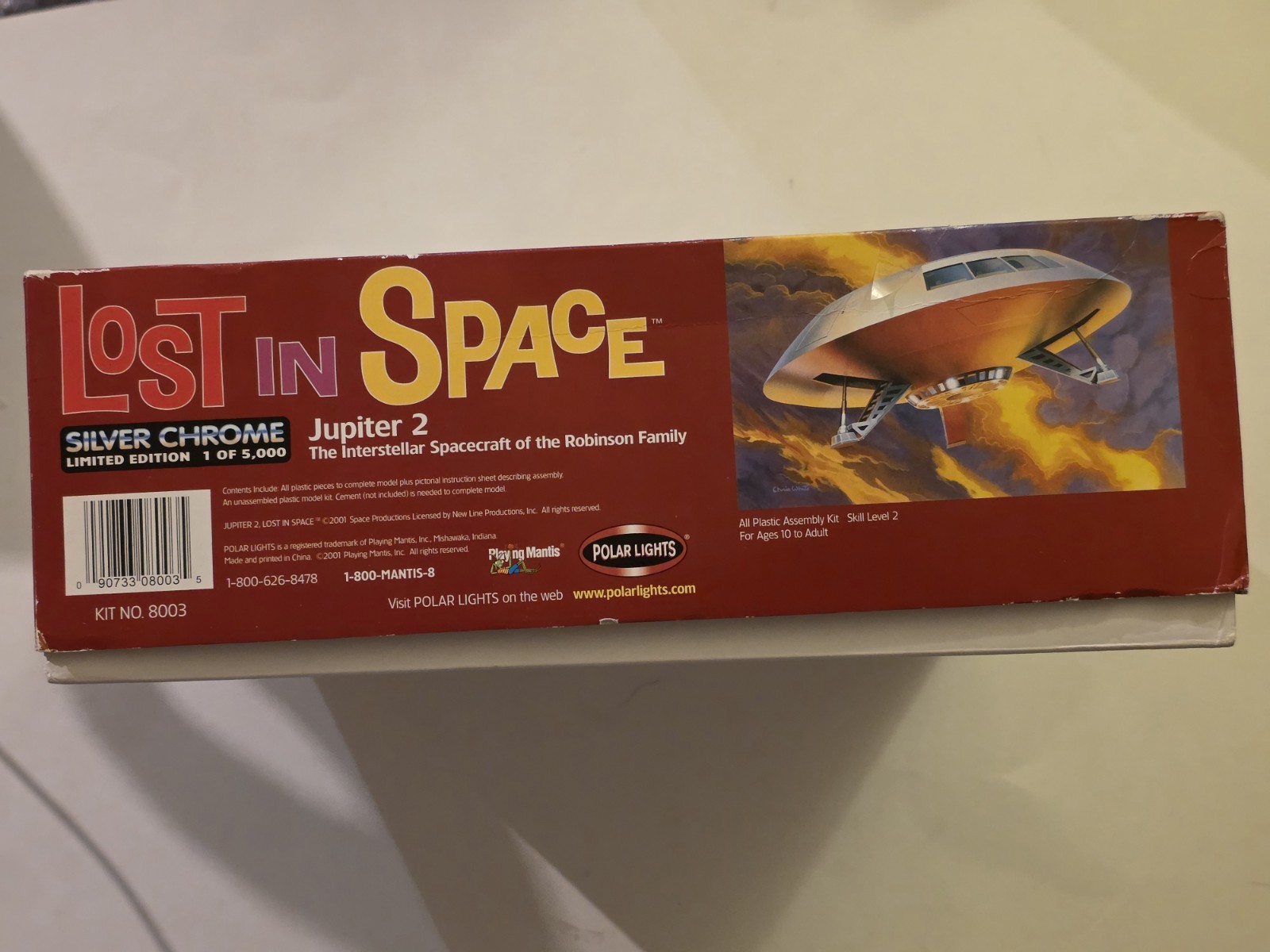 JUPITER 2 Polar Lights SILVER CHROME Limited Edition. New open box sealed pkgs