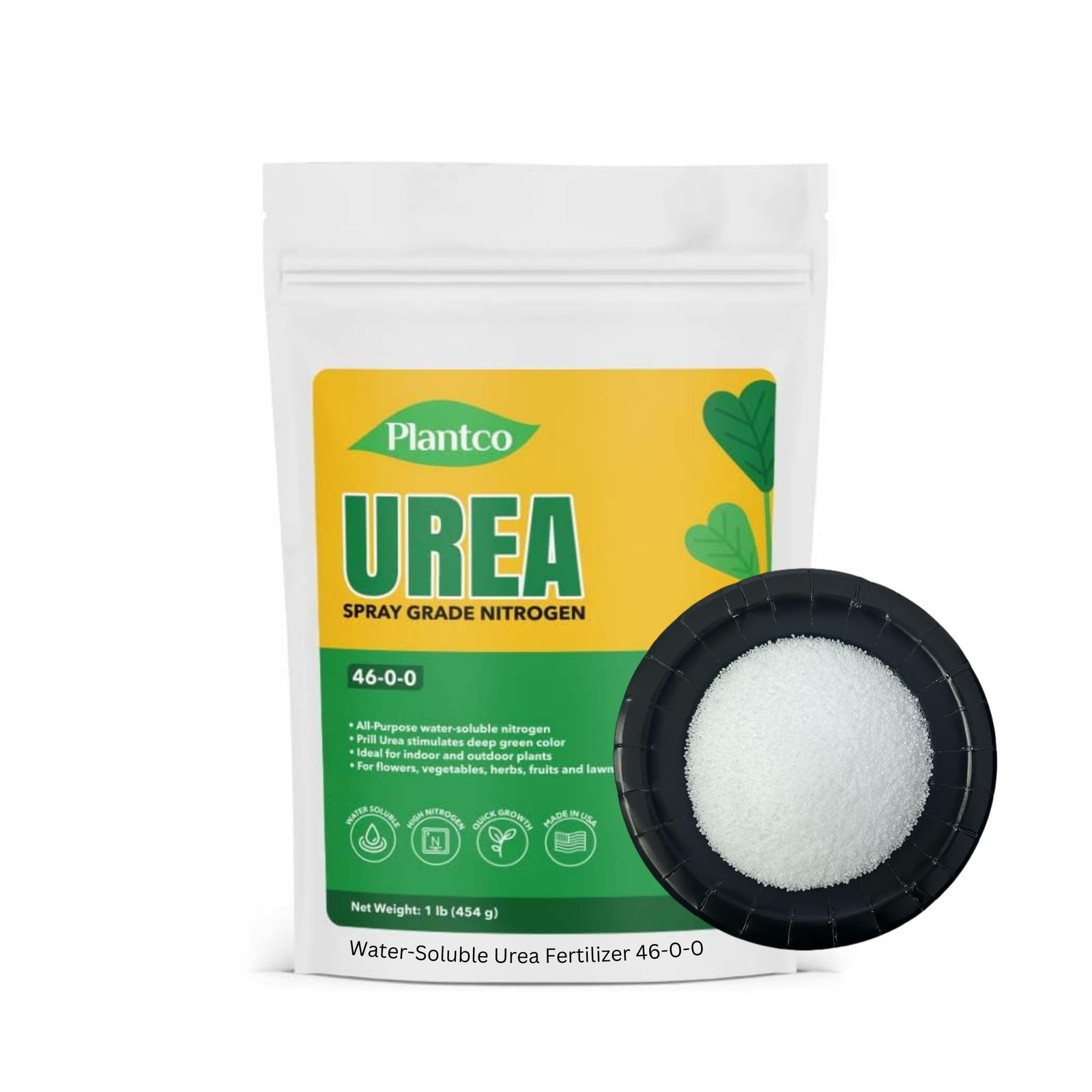 Urea Fertilizer 46-0-0 from Plantco | Spray Grade, Water-Solubl... Fast USA SHIP