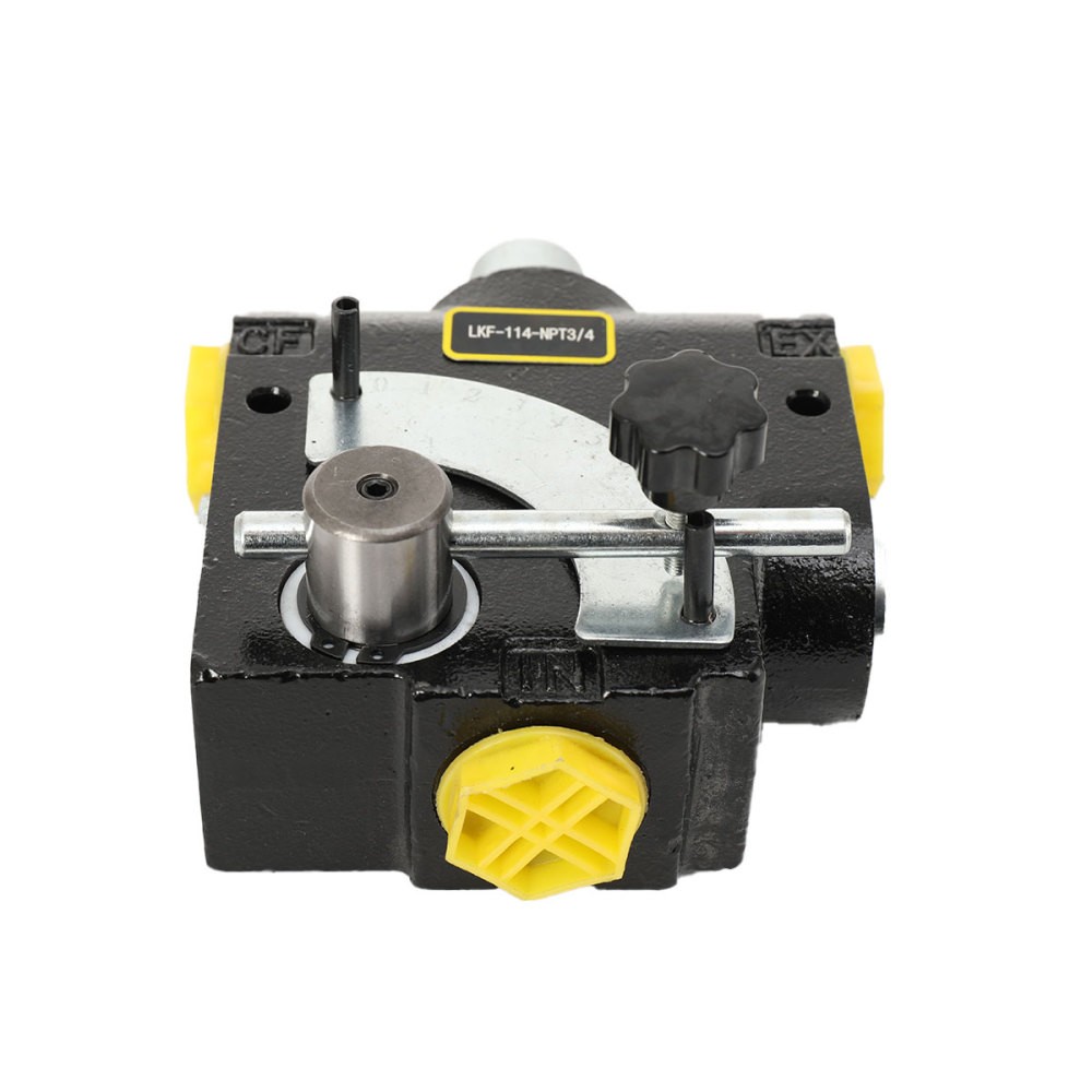 Hydraulic Flow Control Valve w/ Relief 3/4” NPT Adjustable Variable Directional